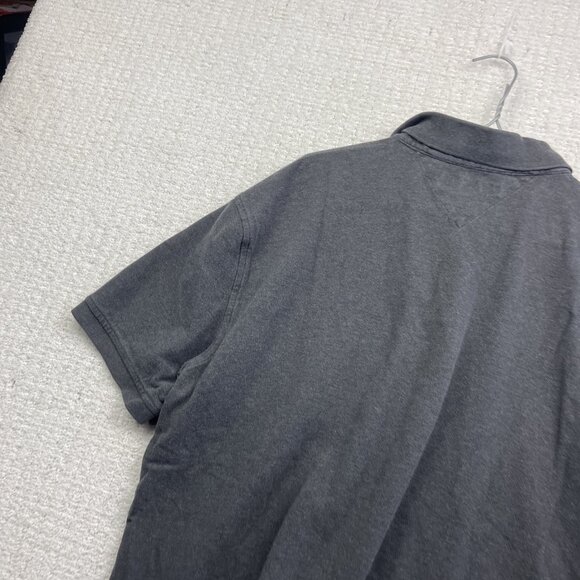 VTG Tommy Hilfiger 1985 Grey Polo Shirt Men XL Varsity Champion Graphic Read - Picture 13 of 16